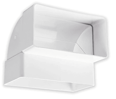 PVC Flat- 90º Vertical Bend