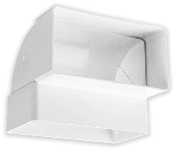 PVC Flat- 90º Vertical Bend